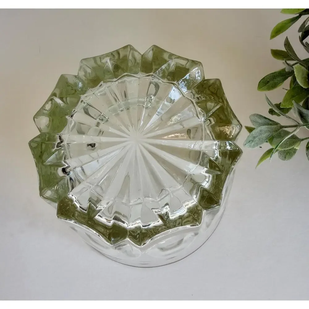 Vintage Princess House Heritage Ice Bucket – Cut Crystal Glass